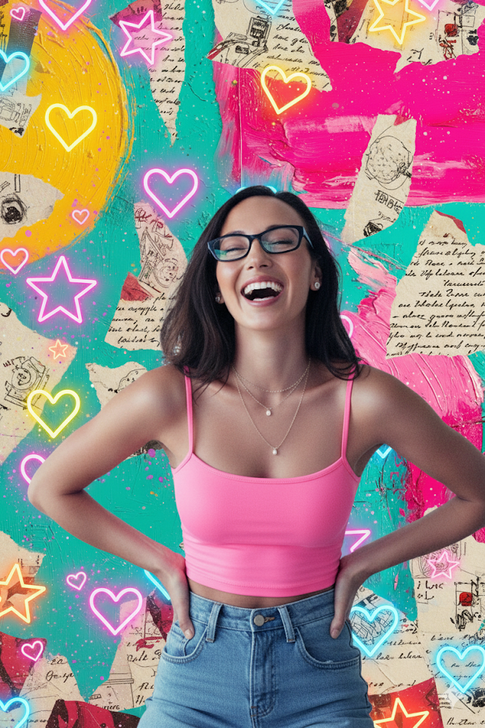 Qunitessential Female. Laugh, swear and drink wine